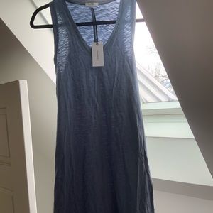 NWT Z Supply Blue V Neck Long Dress